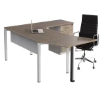 Escritorio L Toronto Blanco