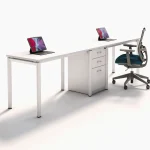 Escritorio Boston Doble Blanco - Imagen 2