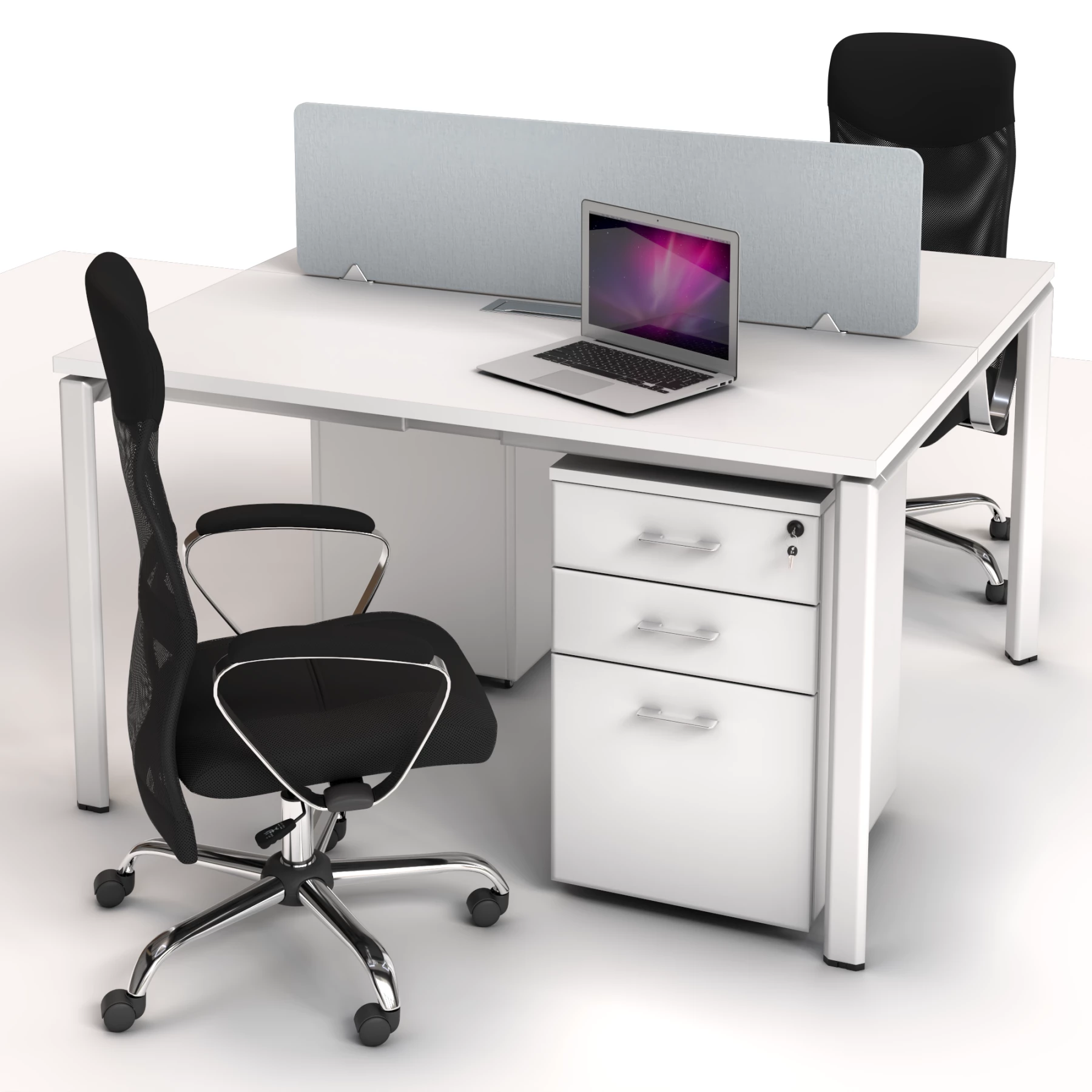 render_1 Isla Denver P2 Full Blanco - Imagen 1