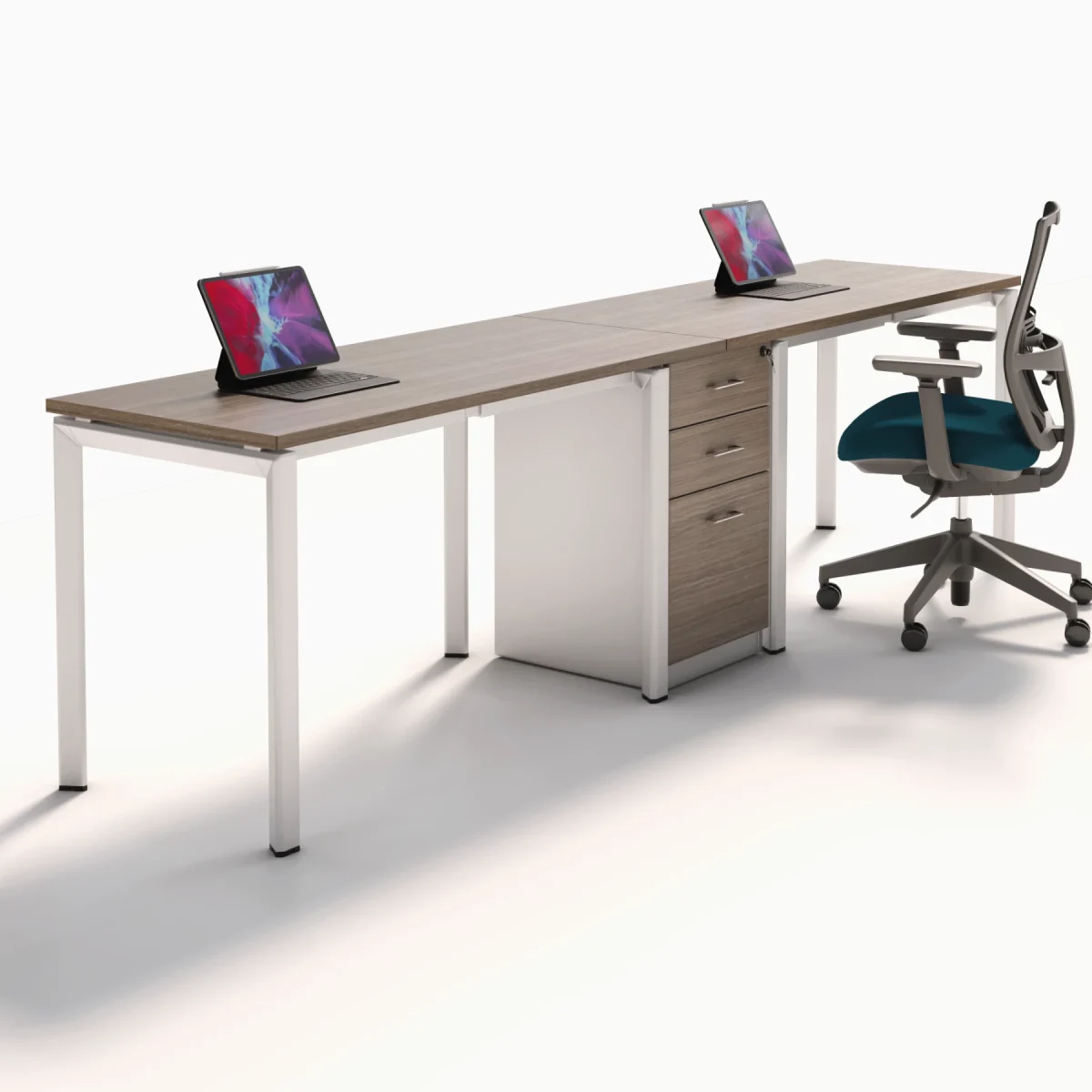 Escritorio Boston Doble Blanco - Imagen 3